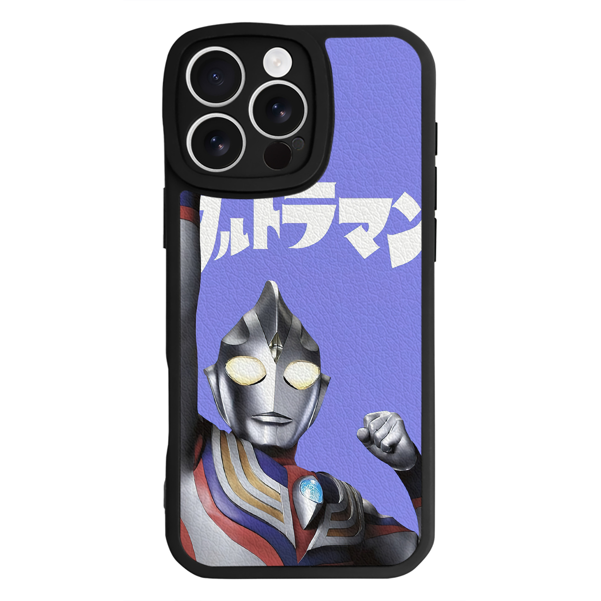 （画像用） ウルトラマン Ultraman 【iPhone 16シリーズ対応】シリコンスマホケース（レザー調） 材質：シリコン